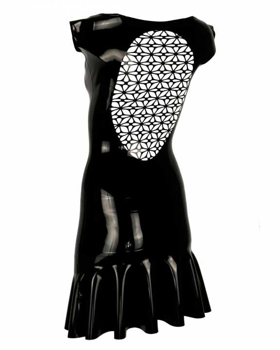 Kleid G-Lace COB (Cut Out Back) Latex Laser Edition